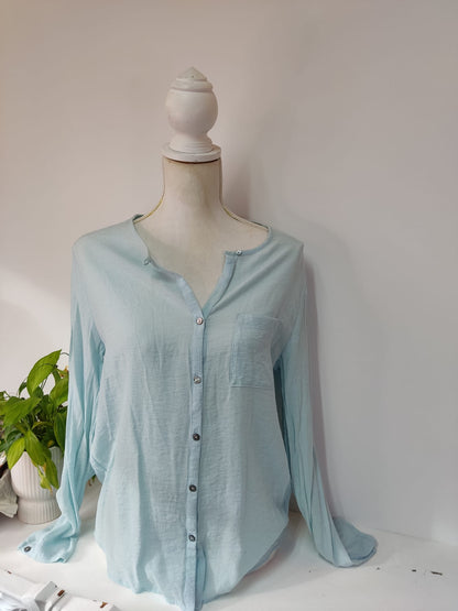 Leichte Bluse mit Detail - MARCO POLO- Gr. M