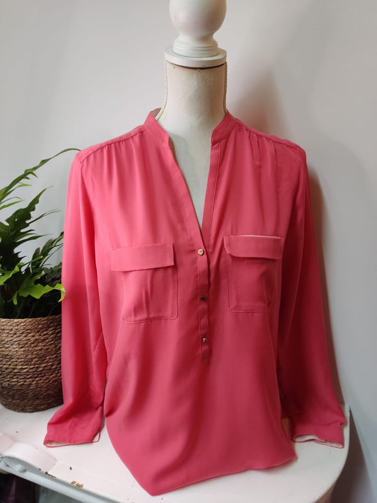 Bluse mit fließendem Stoff ESPRIT - Gr.M