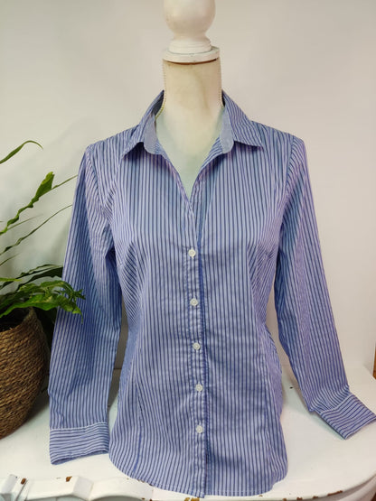 Gestreifte Businessbluse H&M - Gr. 42