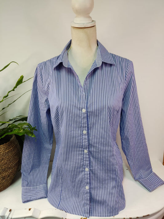 Gestreifte Businessbluse H&M - Gr. 42