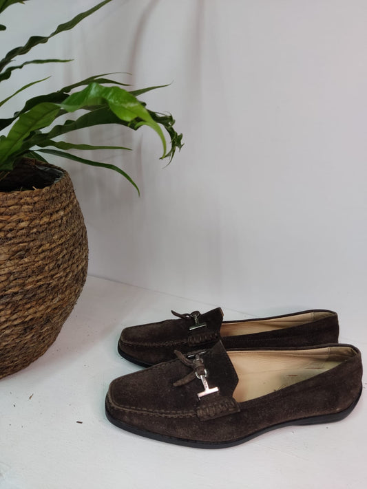 Wildlederloafer / Schuhe - TODS - Gr. 39 - NP: 300€ - Designer