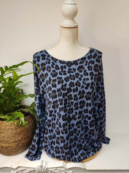 Sweatshirt Animalprint - Gr. XXL