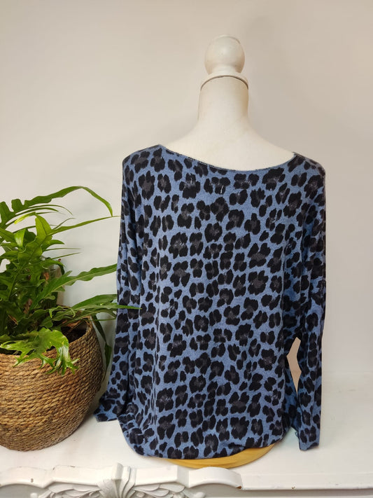 Sweatshirt Animalprint - Gr. XXL