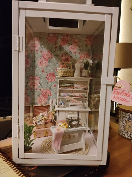 Puppenzimmer Schneiderei Handmade