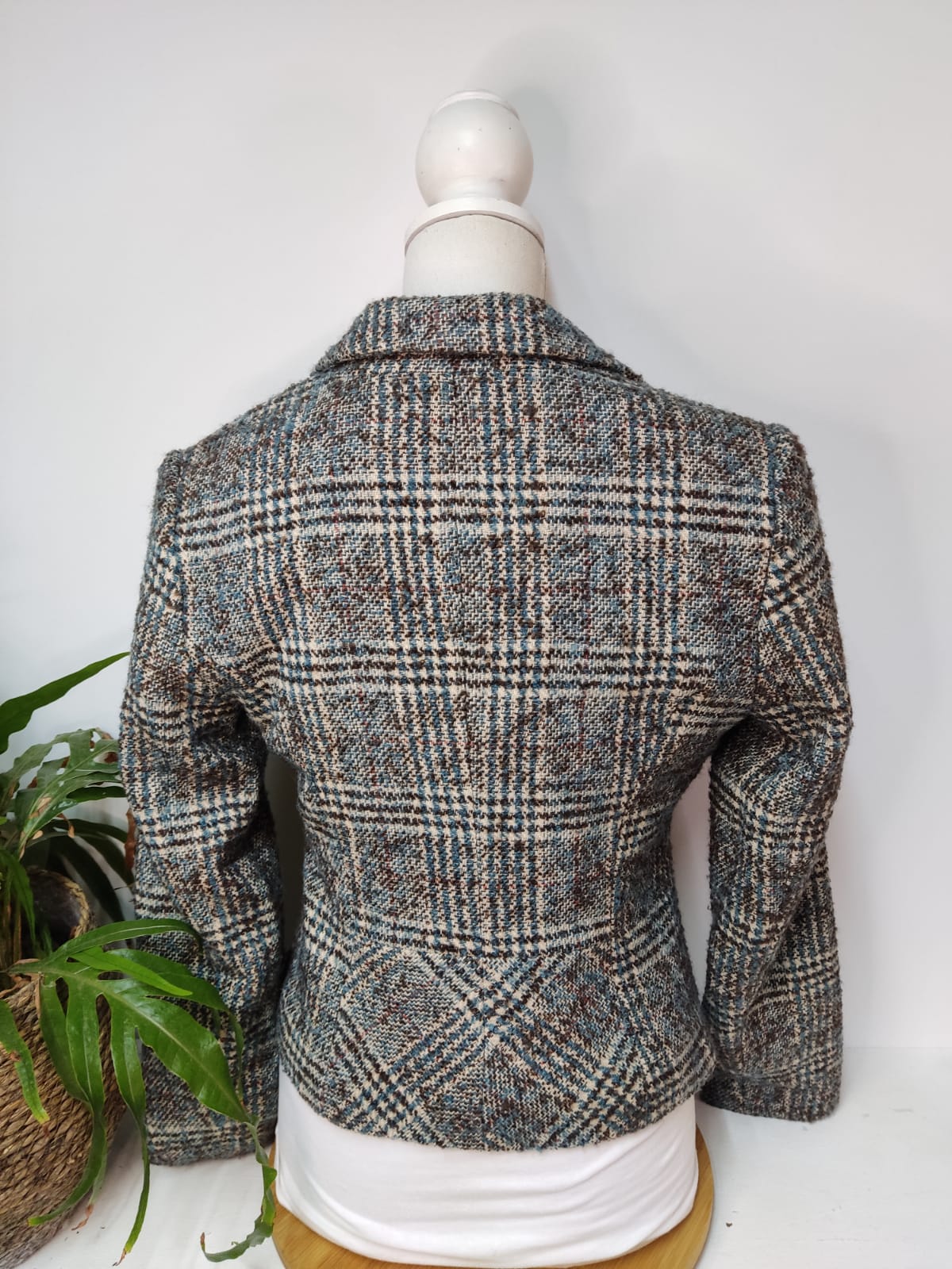 Karierter Wollblazer ZERO- Gr. S