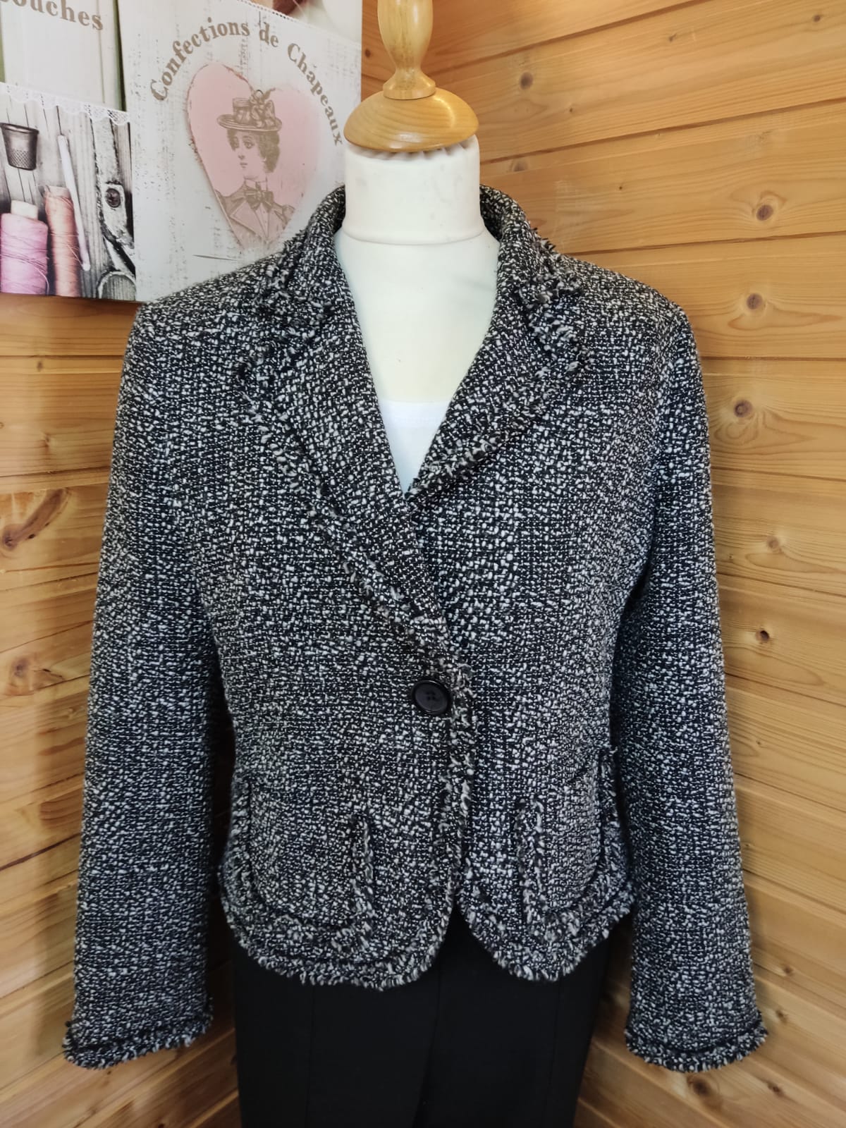 Bouclé Blazer DRESS IN -Gr. 40