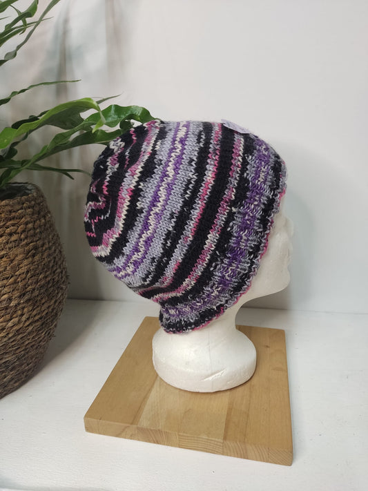 Bunte Strickmütze