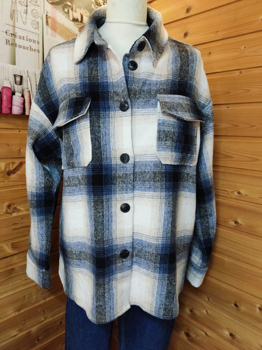 Kariertes Flanellhemd- Studio- Gr. M