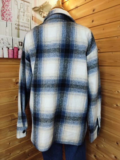 Kariertes Flanellhemd- Studio- Gr. M