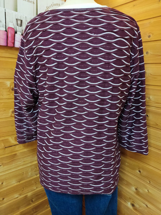 Schickes Glitzershirt mit 3/4 Arm - Gerry Weber - Gr. XXL / 44