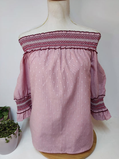 Süße Boho Bluse - Gr. S
