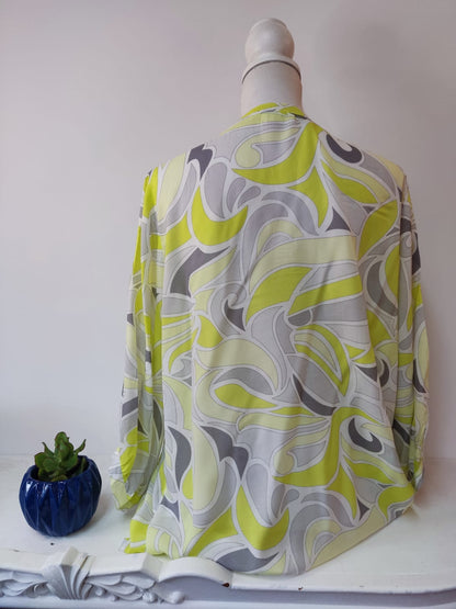 Schicke Sommerbluse- YOU just white- Gr. XL