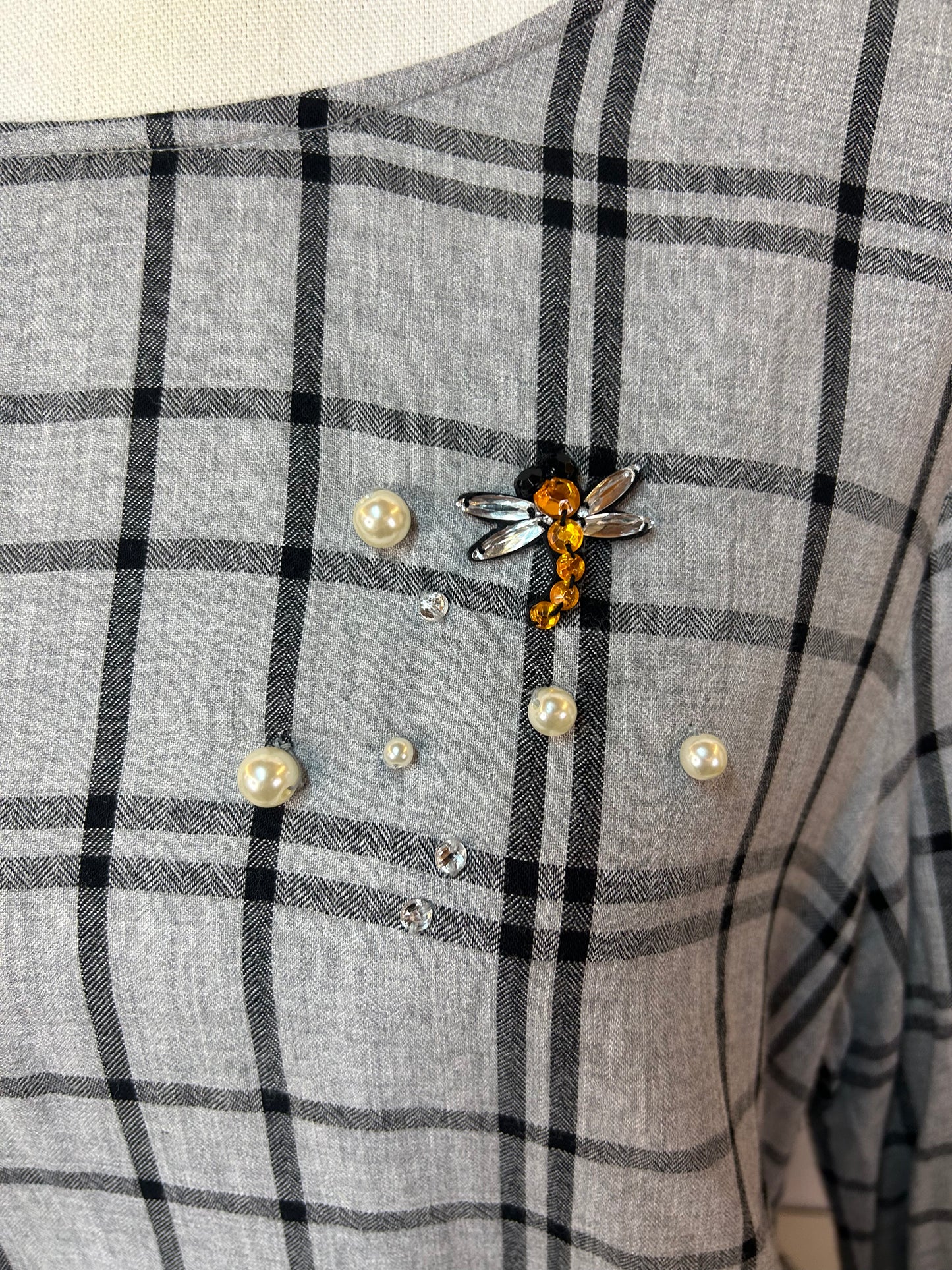 Bluse mit süßen Details - Yessica - Gr. XXL / 44