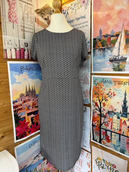 Damen Muster Kleid  A-Linie - Esprit - Gr. L/40