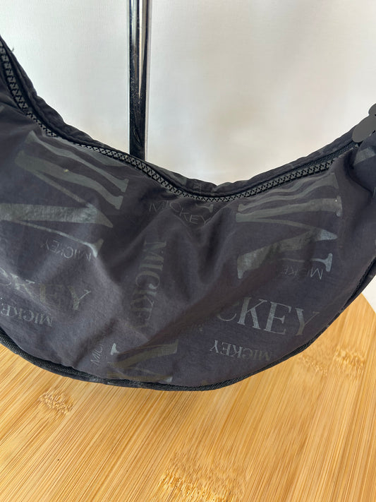 Damen Bauchtasche Mickey Mouse Design Schwarz