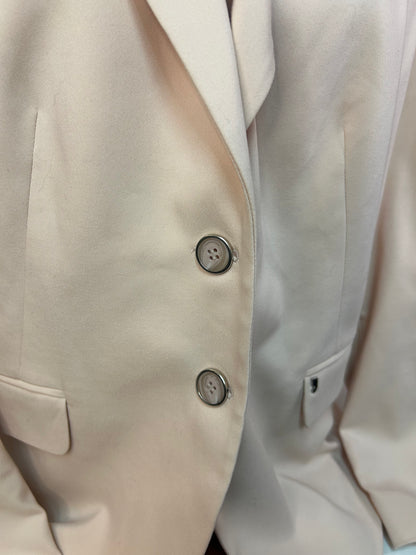 Eleganter Damenblazer in zartem Rosé mit klassischem Reverskragen - Comma - Gr. 44