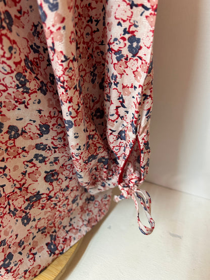 Damen Bluse im floralen Design & dreiviertel Ärmeln - S.Oliver - Gr. L / 40