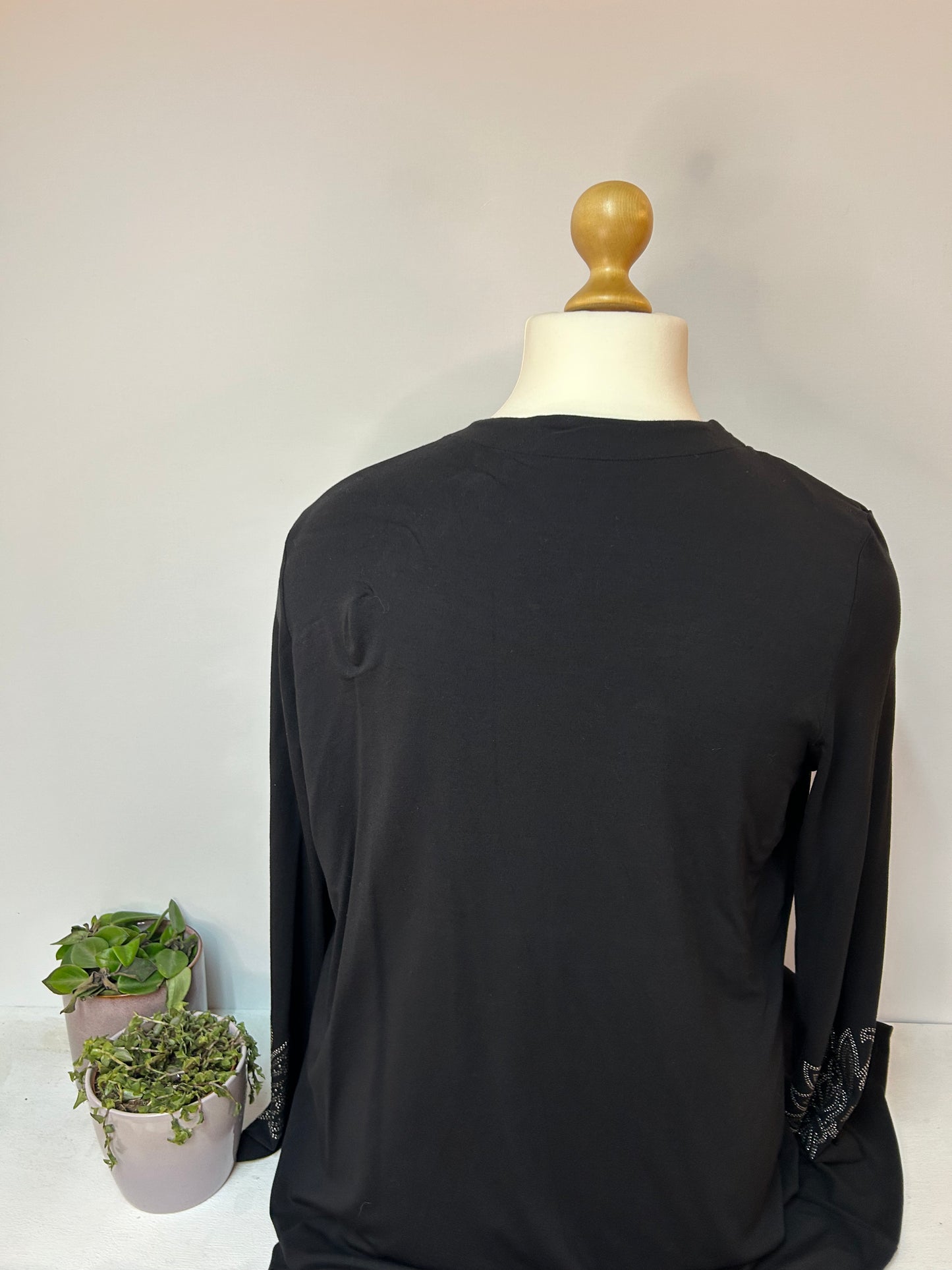 Tolle Damen Strickjacke mit Glitzer Details - Pompös - Gr. 44 / 46