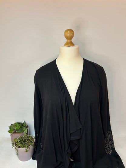 Tolle Damen Strickjacke mit Glitzer Details - Pompös - Gr. 44 / 46