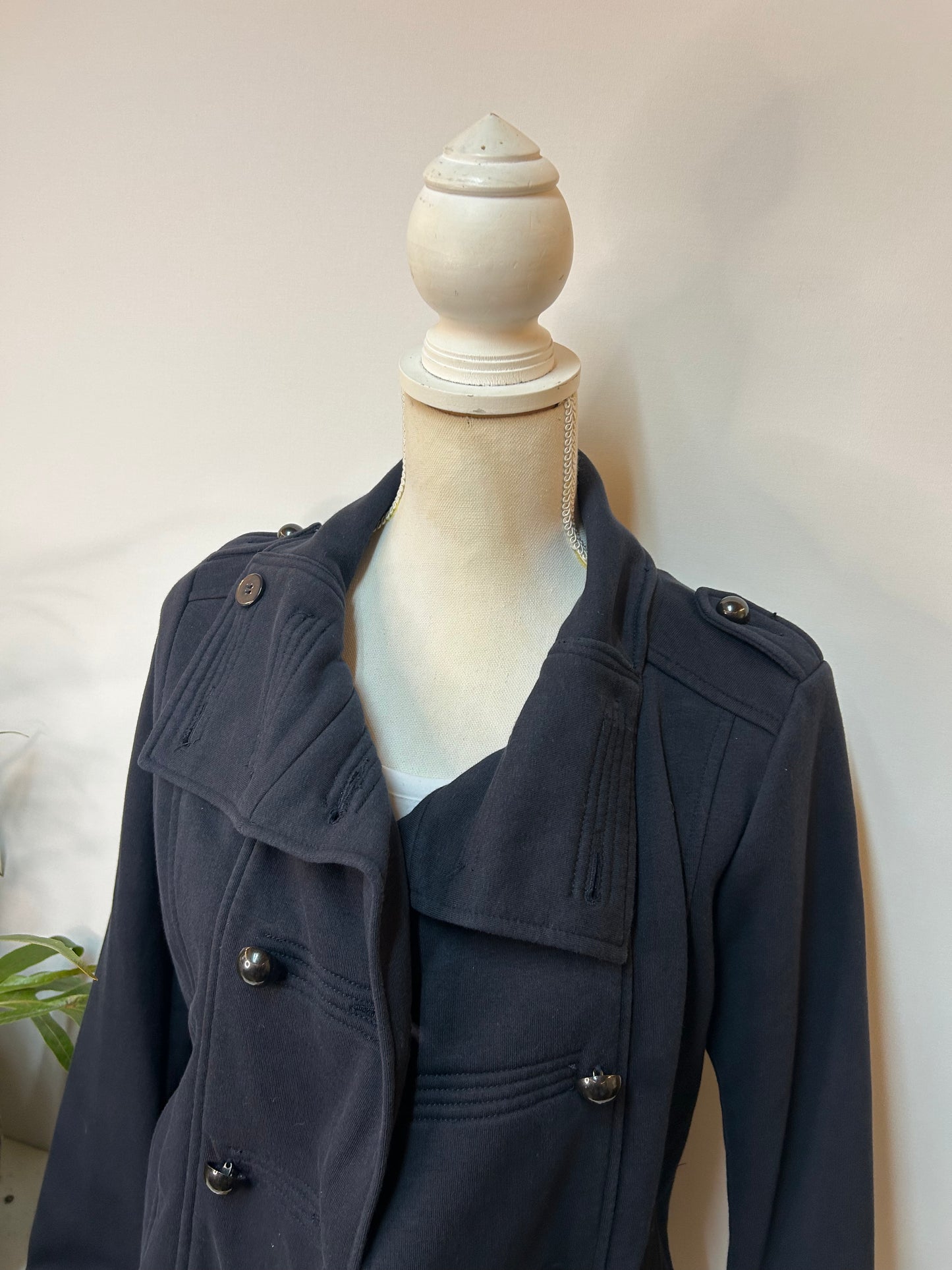 Damen Jacke Navy Military-Style – Tailliert & doppelreihig - Esprit - Gr. S / 36 - M / 38