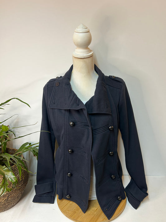 Damen Jacke Navy Military-Style – Tailliert & doppelreihig - Esprit - Gr. S / 36 - M / 38