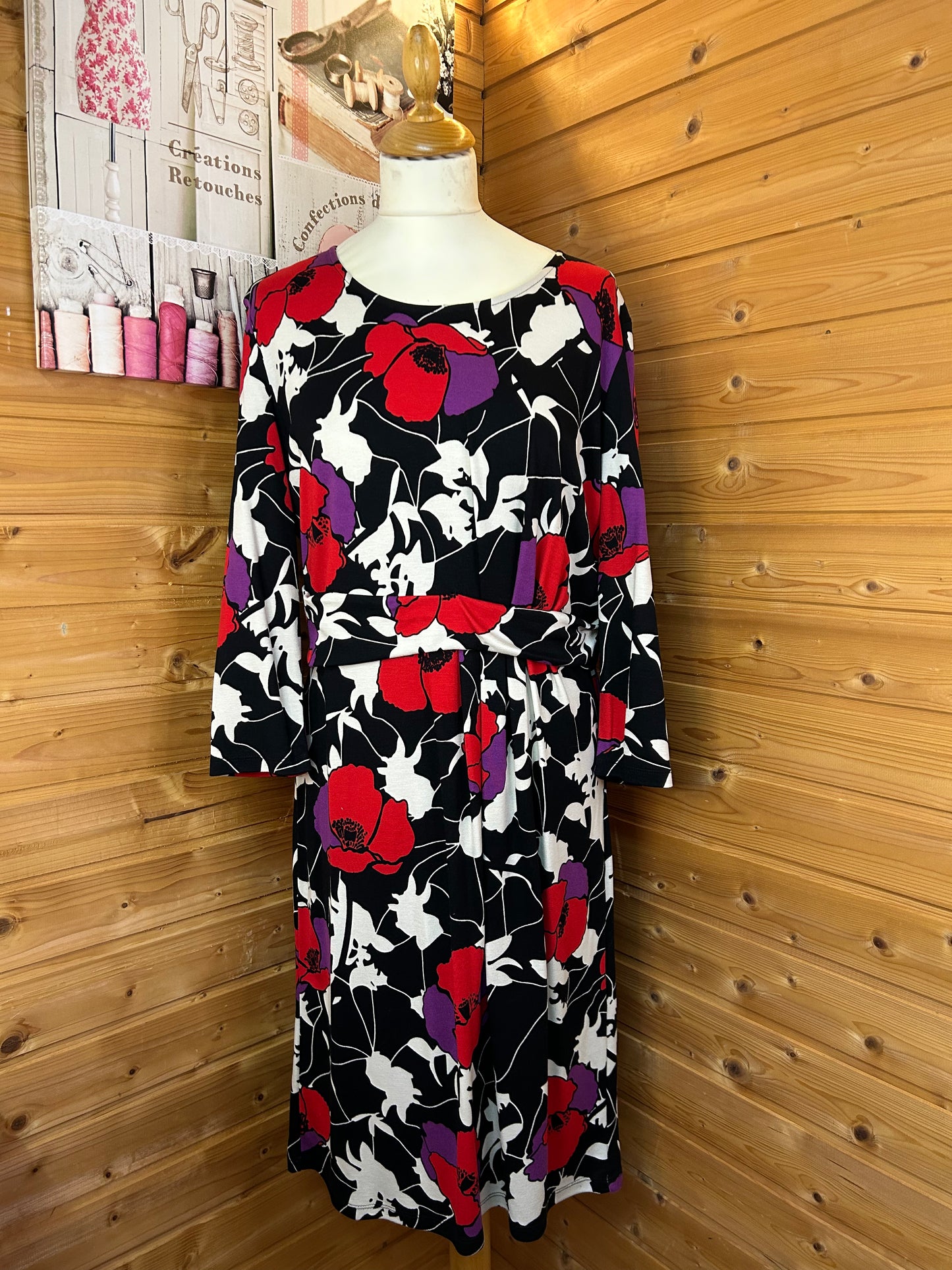 Formelles Damen Kleid Floral - Gerry Weber - Gr. L / 40