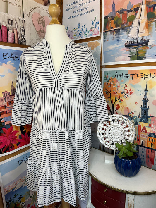 Luftiges Damenkleid mit zeitlosem Streifenmuster - Vera Moda - Gr. XS / 34