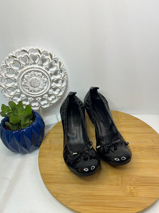 Elegante Damen-Pumps / Schuhe aus dunkelblauen Lackleder - andrea puccini - Gr. 39