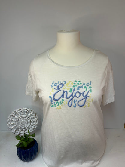 Lockeres T-shirt mit Pailletten - Miss Etam - Gr. 46 / 48
