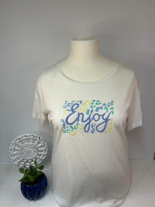 Lockeres T-shirt mit Pailletten - Miss Etam - Gr. 46 / 48