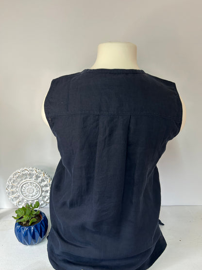 Damen Top dunkelblau - Tommy Hilfiger - Gr. 44 / 46 - Plus Size