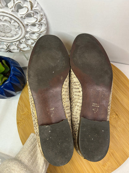 Hochwertige Damen-Ballerinas / Schuhe aus Leder in Braun-Beige - Gabor - Gr. 41
