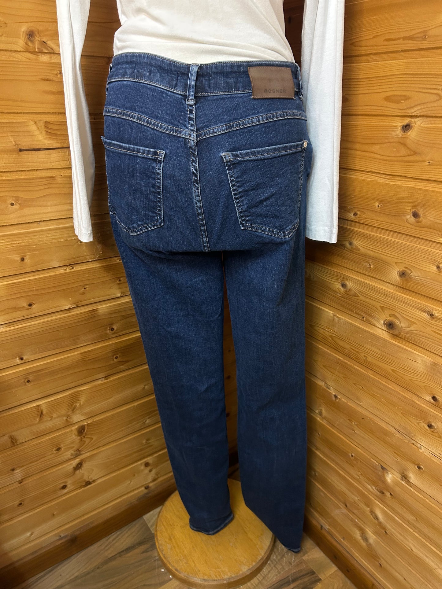 Gemütliche Jeans mit Reißverschlüssen - Rosner Since 1667 - Audrey High Waist 36L32