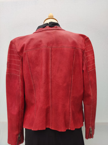 Lederjacke - Freaky Nation - Gr. S