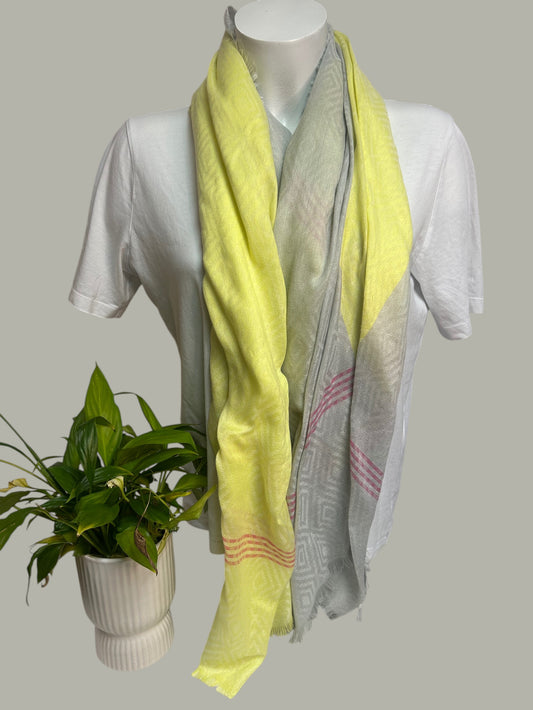 Gelb / Graues Tuch - Accessoires