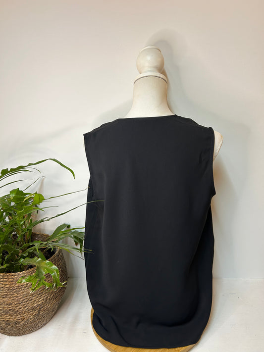 Schickes Schwarzes Top / T-shirt  - MOHITO - Gr. L / 40