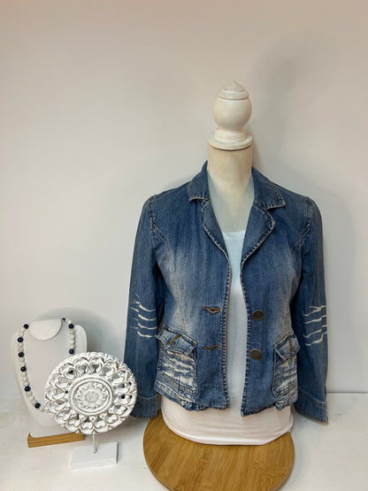 Retro / Vintage Damen DENIM Jacke / Blazer - C&A - Gr. S / 36