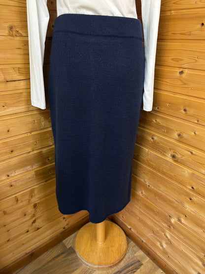 Wollrock dunkelblau - KIOMI - Gr. L / 40